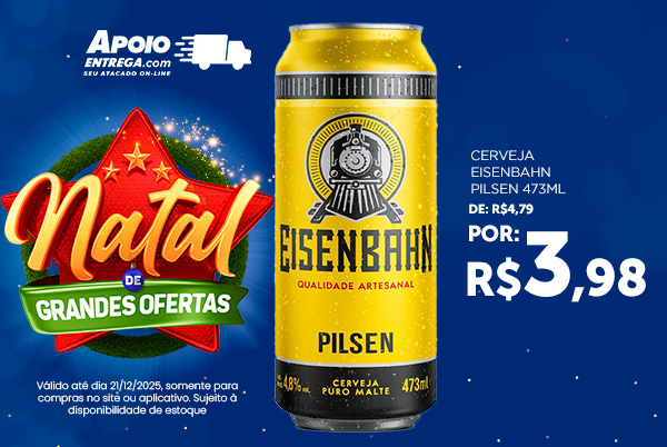 Cerveja Eisenbahn Pilsen 473ml 21/12
